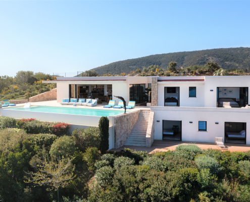 Construction villa d'architecte avec piscine